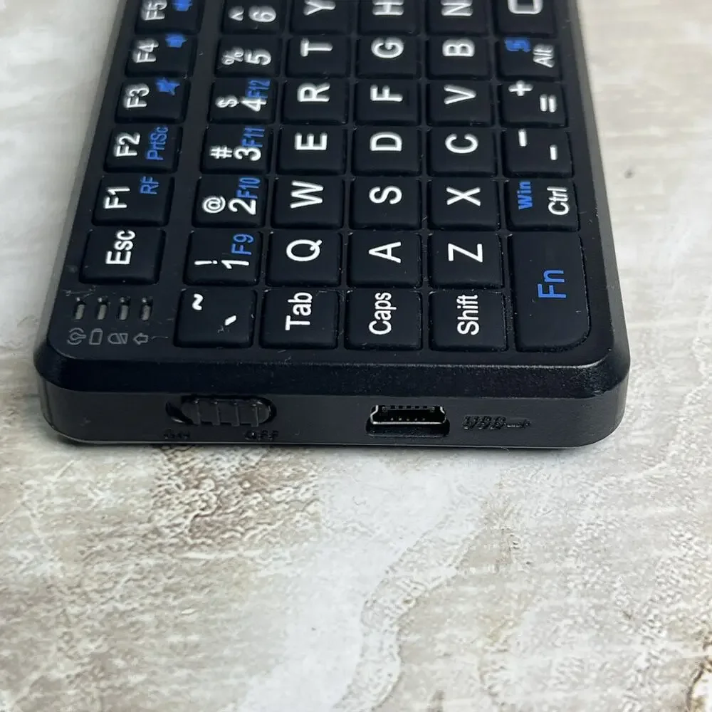 Rii RT-MWK01 Mini X1 Keyboard FOR PARTS or REPAIR - UNTESTED